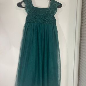 Kensie Girl Teal Lace Formal Dress